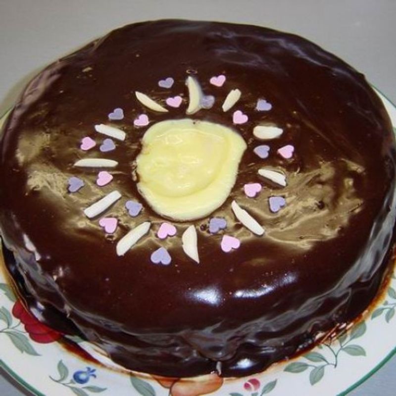 Sacher torta zabpehellyel