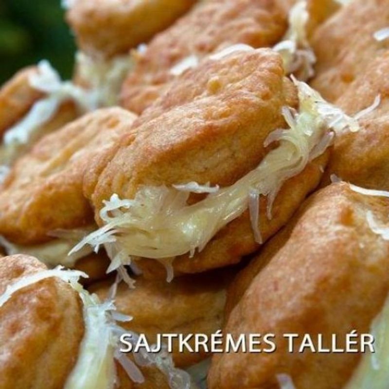 Sajtkrémes tallér