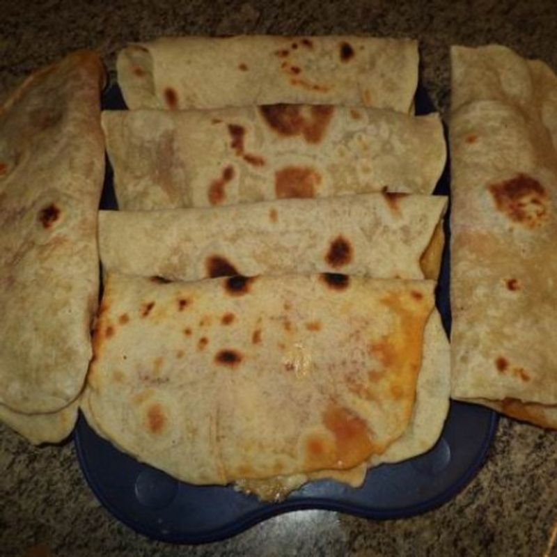 Házi tortilla töltve