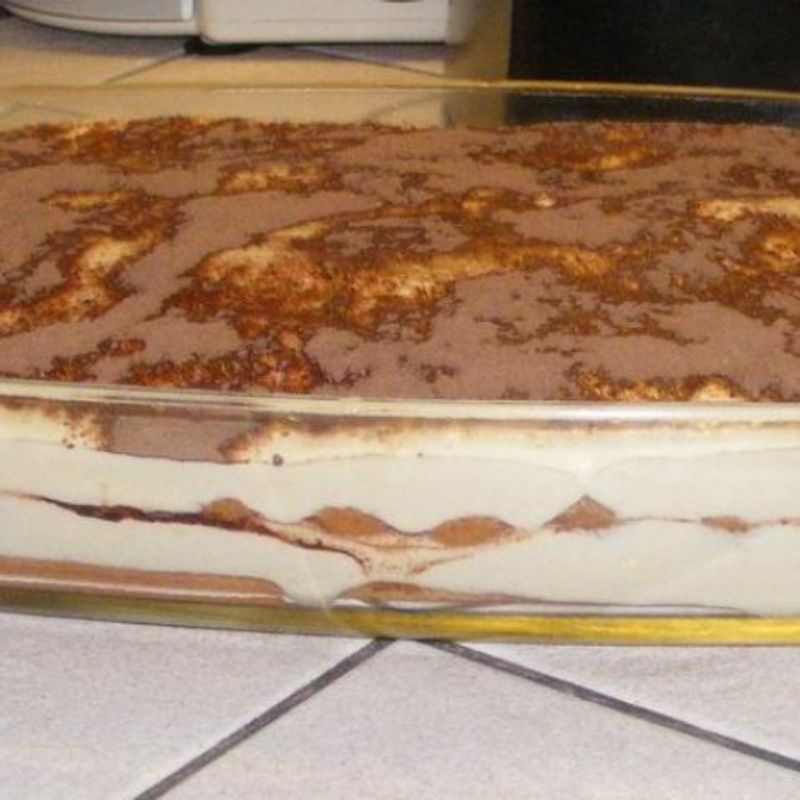 Tiramisu tejszínnel