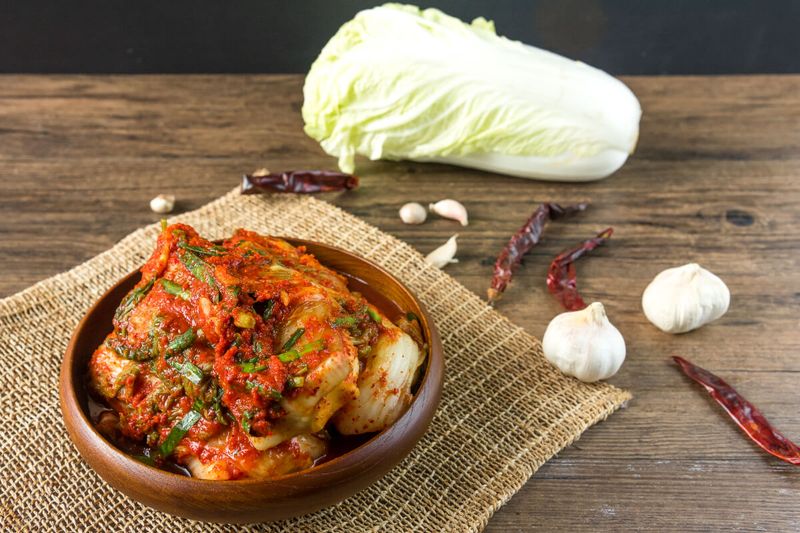 Kimchi (kim chee) koreai csípős káposzta