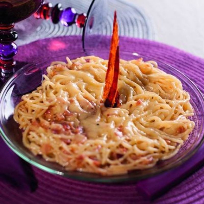 Klasszikus carbonara spagetti