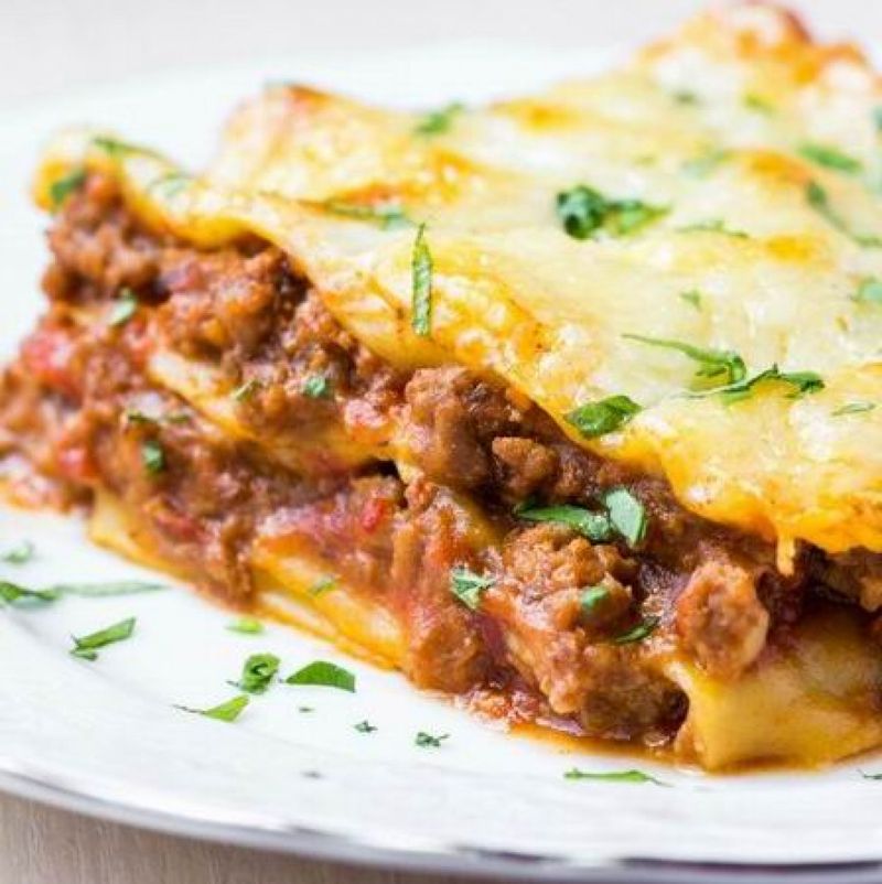 Klasszikus húsos lasagne (al forno)