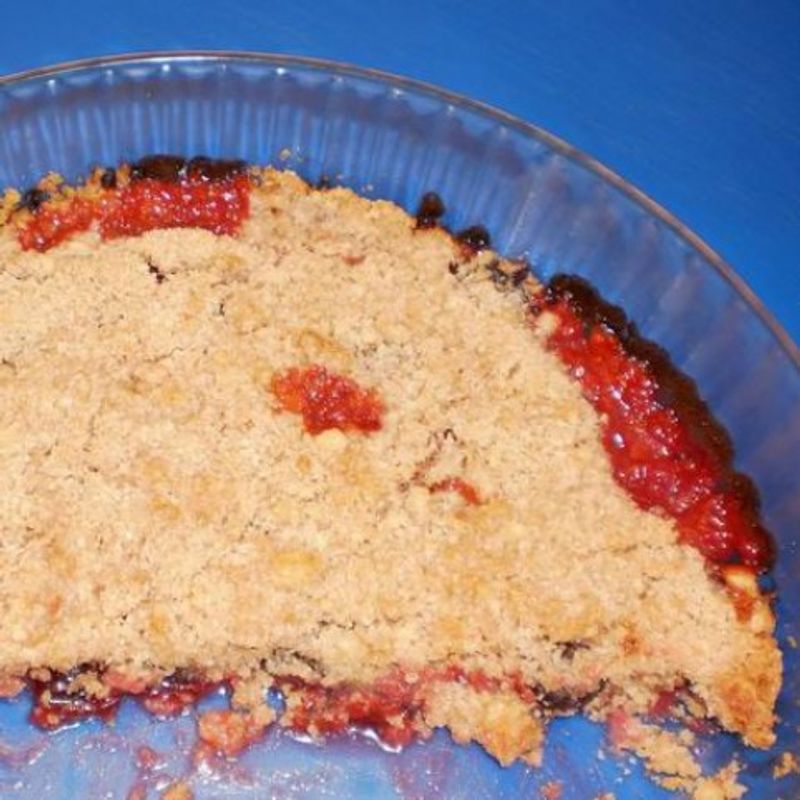 Szilvás crumble (morzsasüti)