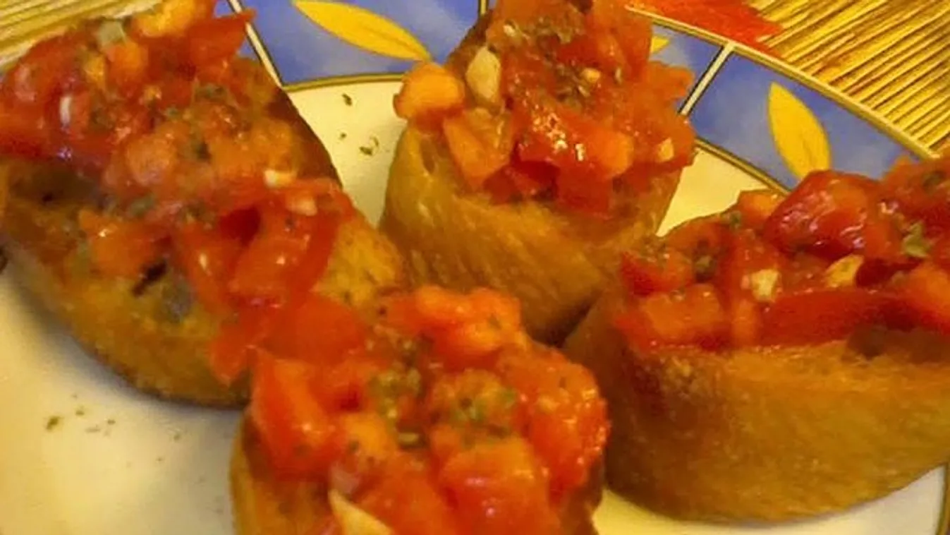 Paradicsomos bruschetta