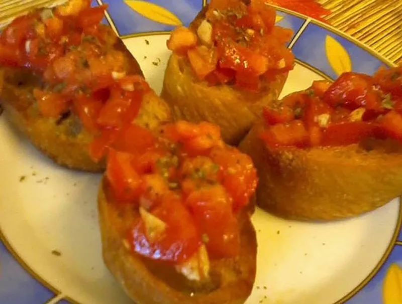 Paradicsomos bruschetta