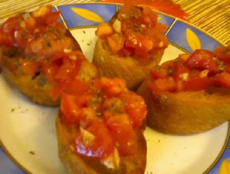 Gyors paradicsomos bruschetta