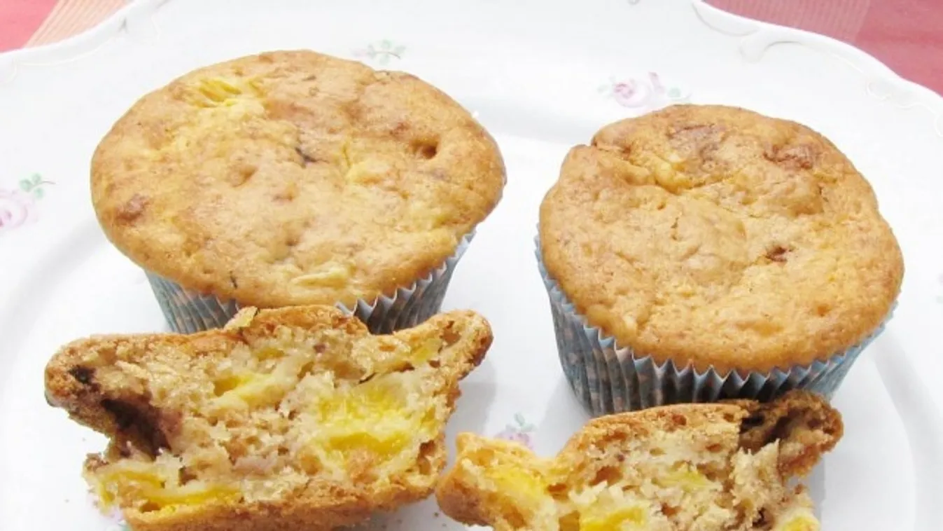 Szaloncukros-narancsos muffin recept