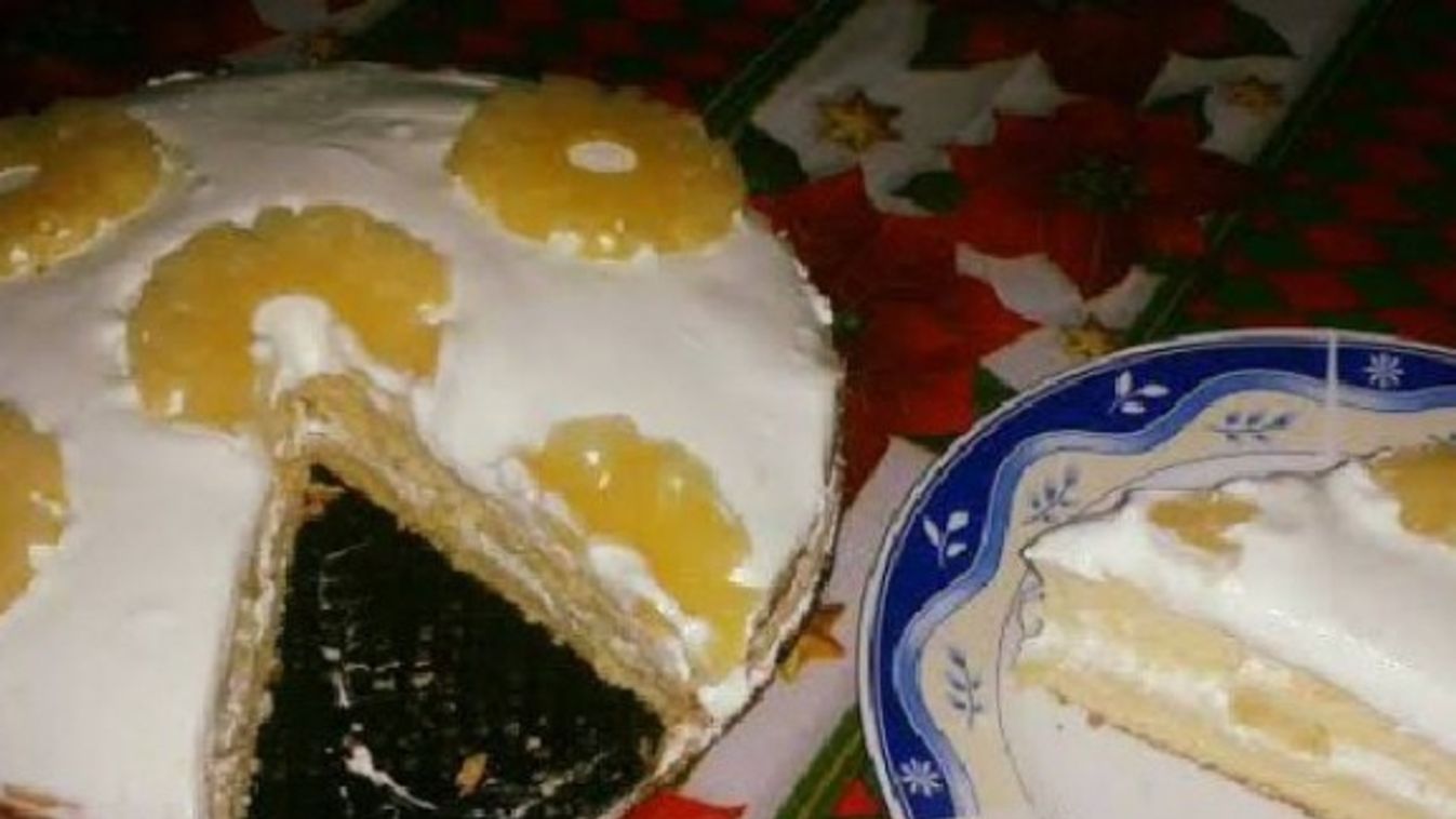 Ananásztorta villámgyorsan recept