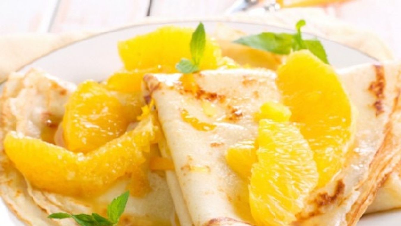 Mennyei narancsos palacsinta - Crêpe Suzette