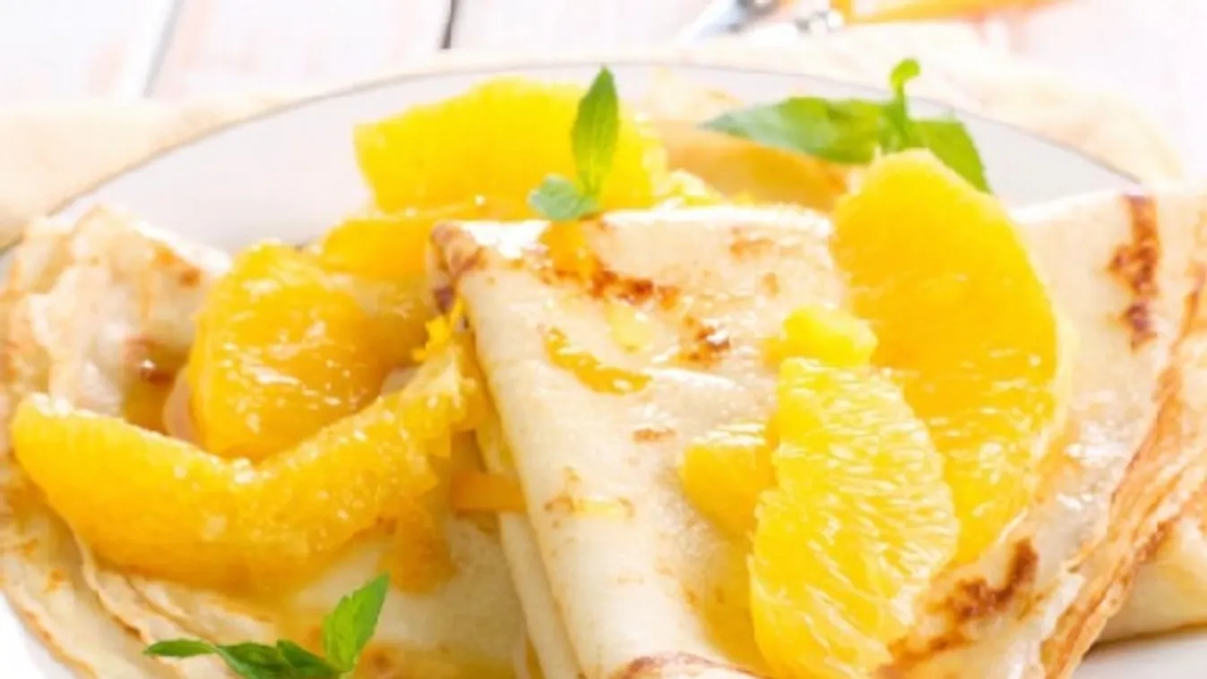 Mennyei narancsos palacsinta - Crêpe Suzette