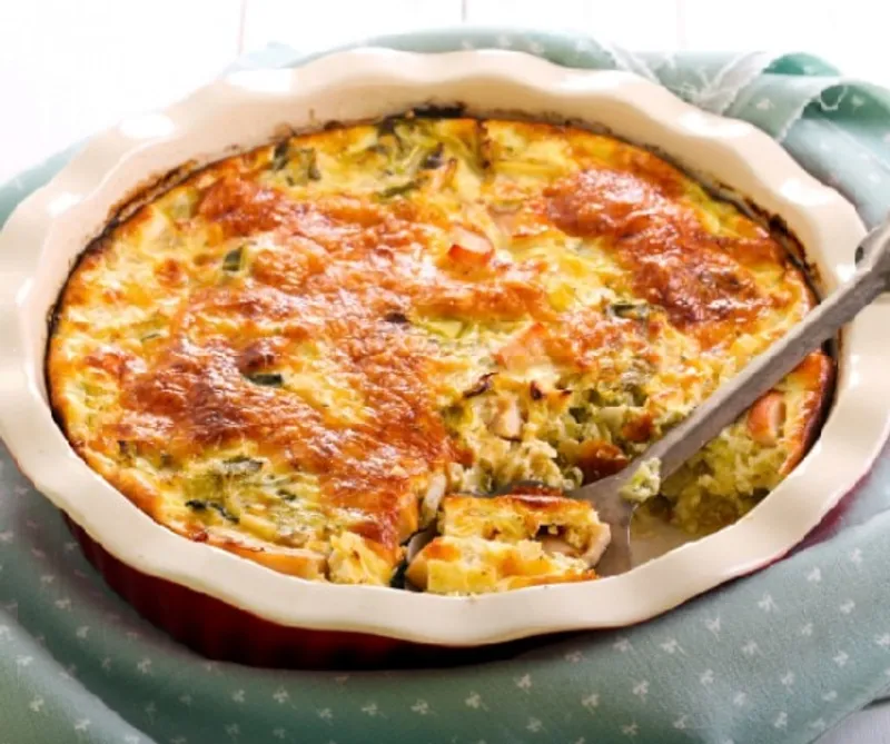 Kelkáposztás quiche