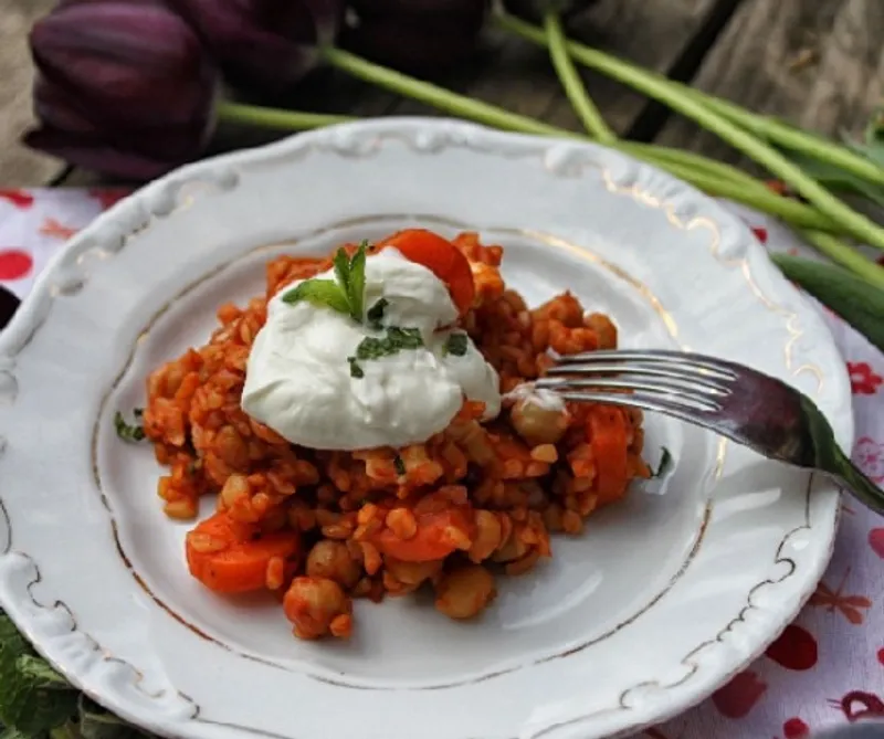 Csicseriborsós bulgur - ahogy a gyerekek is megeszik!