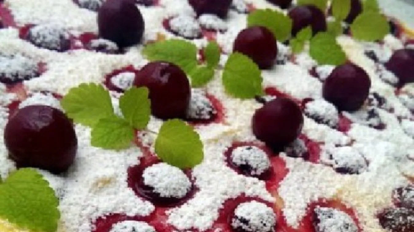 Meggyes darafelfújt tejbegrízből recept