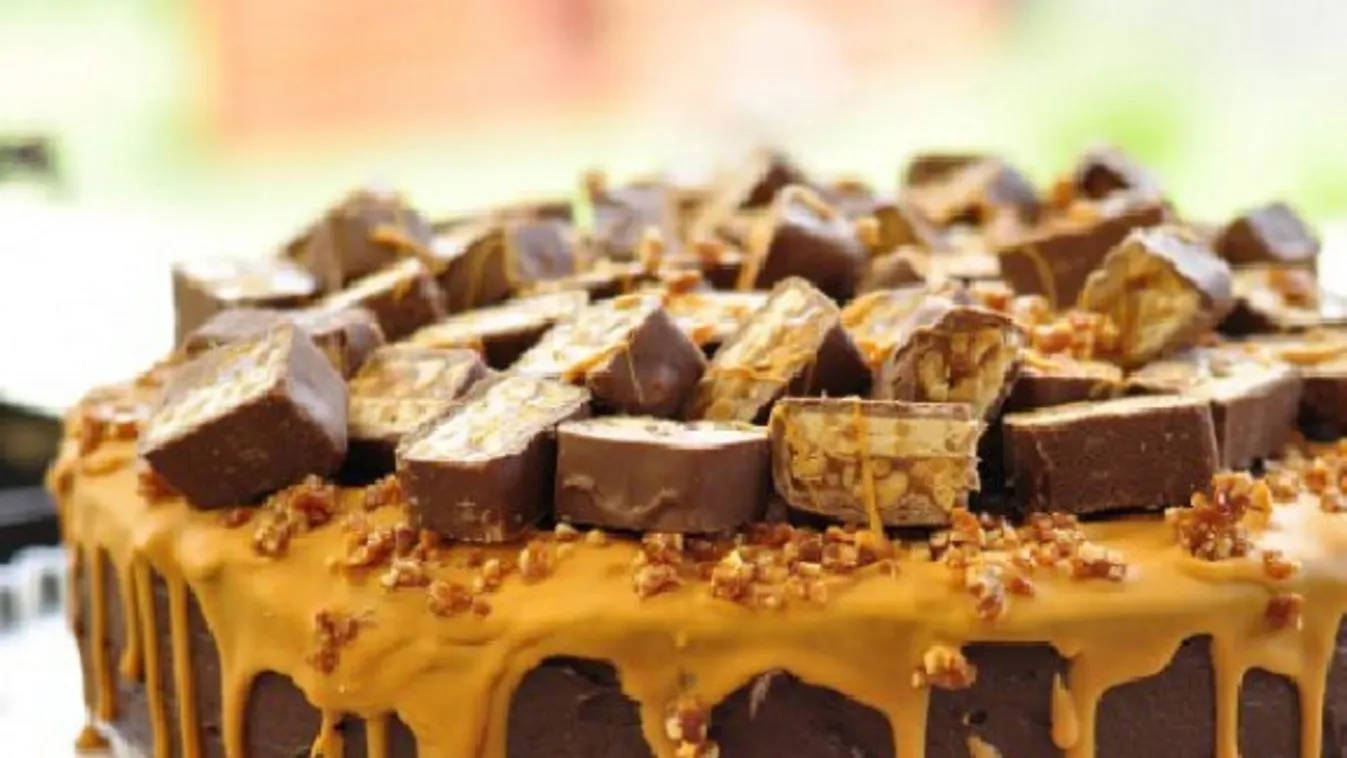 Snickers torta recept