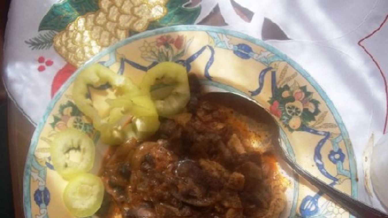 Csilis gombapörkölt nokedlivel  recept