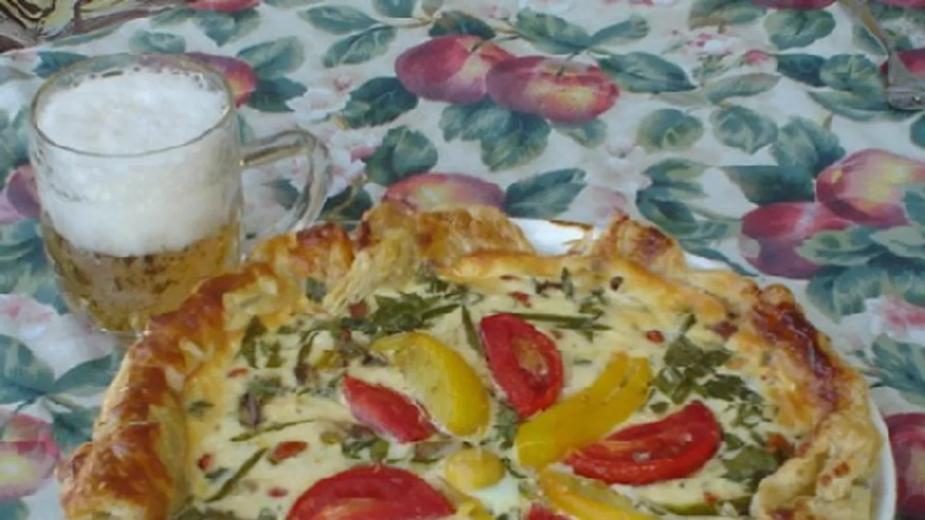 Zöldséges quiche recept