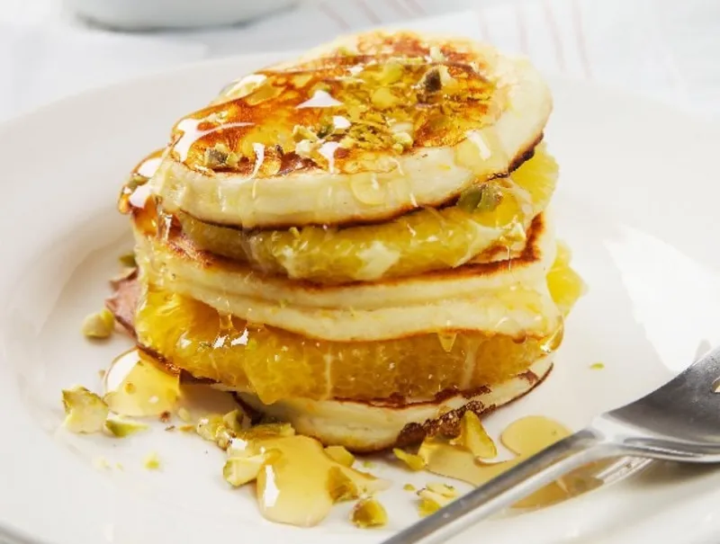 Narancsos-túrós palacsinta (Ricotta hotcake)