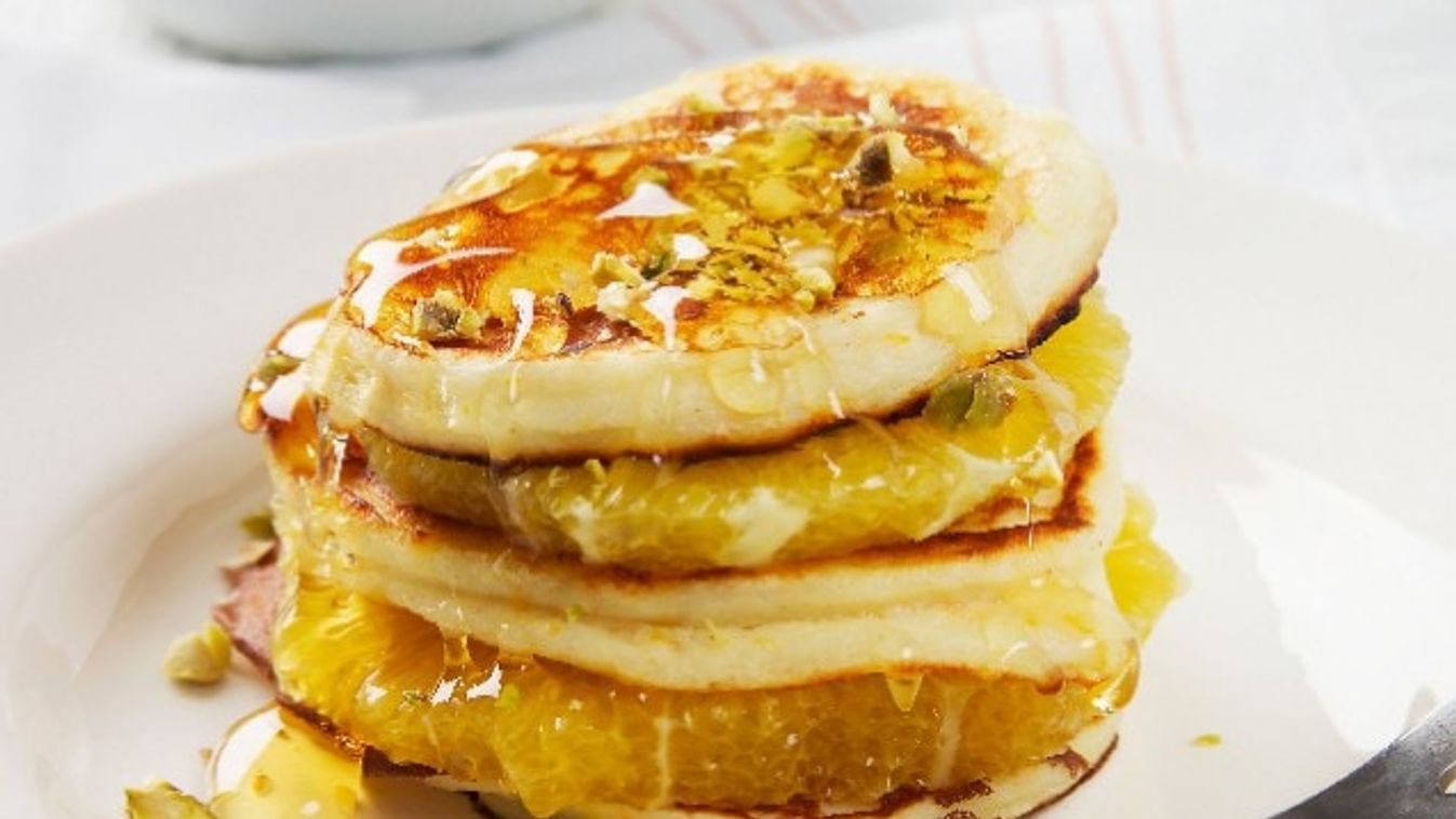 Narancsos-túrós palacsinta (Ricotta hotcake)