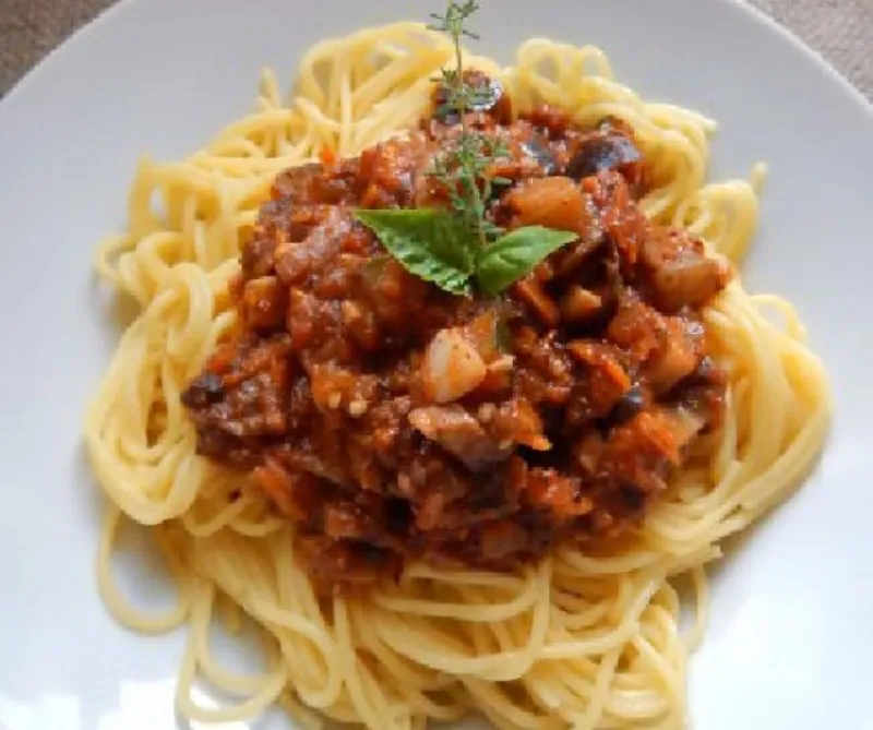 Zöldséges spagetti (glutén- és laktózmentes)