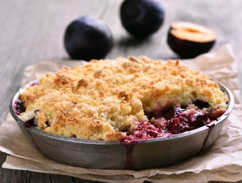 Szilvás crumble