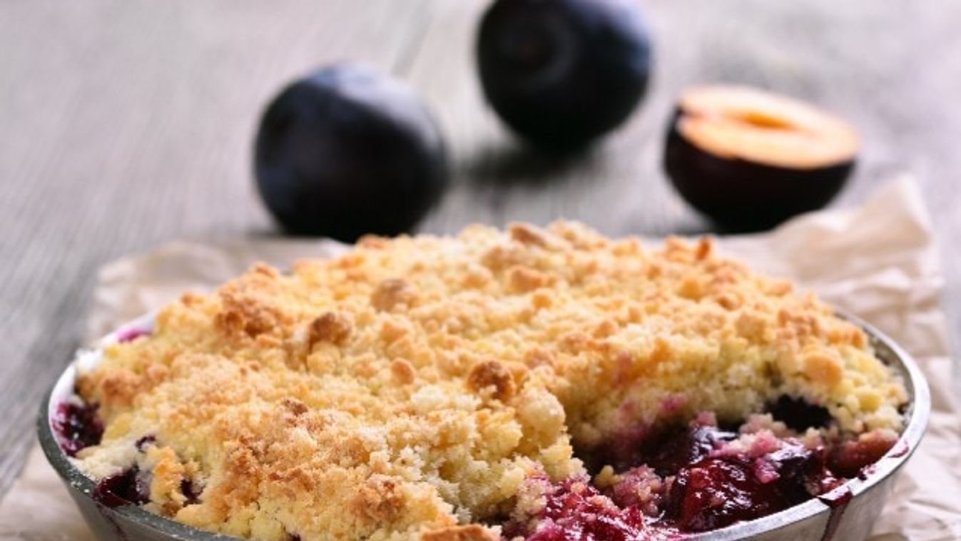 Szilvás crumble recept