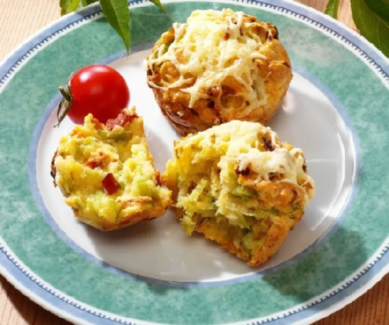 Zöldfűszeres muffin