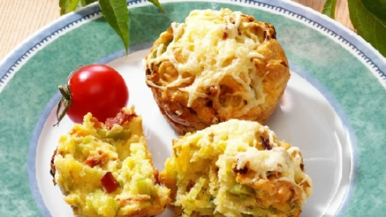 Zöldfűszeres muffin