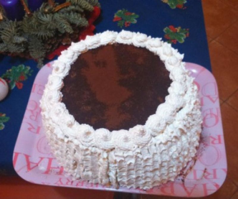 Tiramisu torta Haidy módra