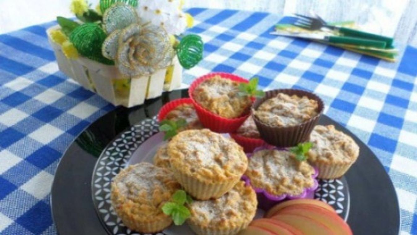 Paleo almás muffin