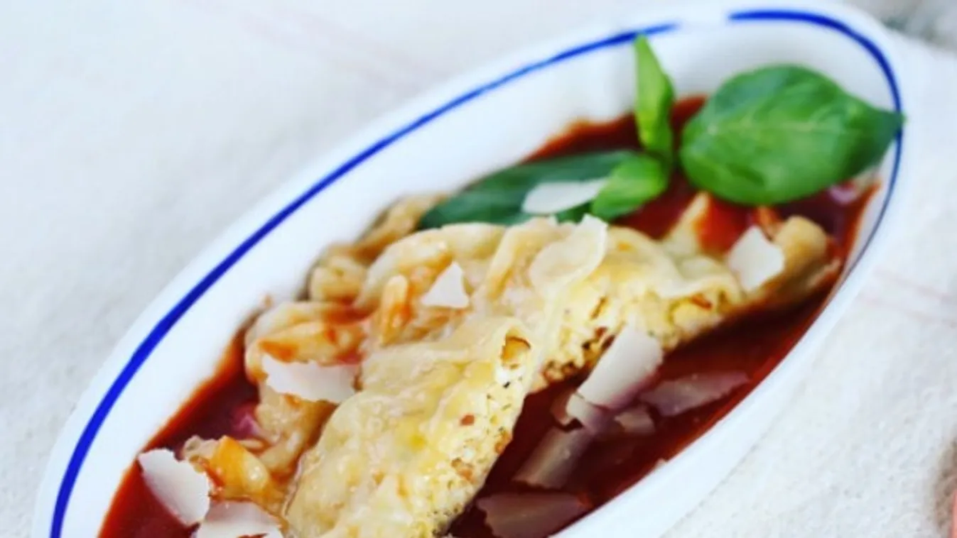 Ravioli baconös tojáskrémmel recept