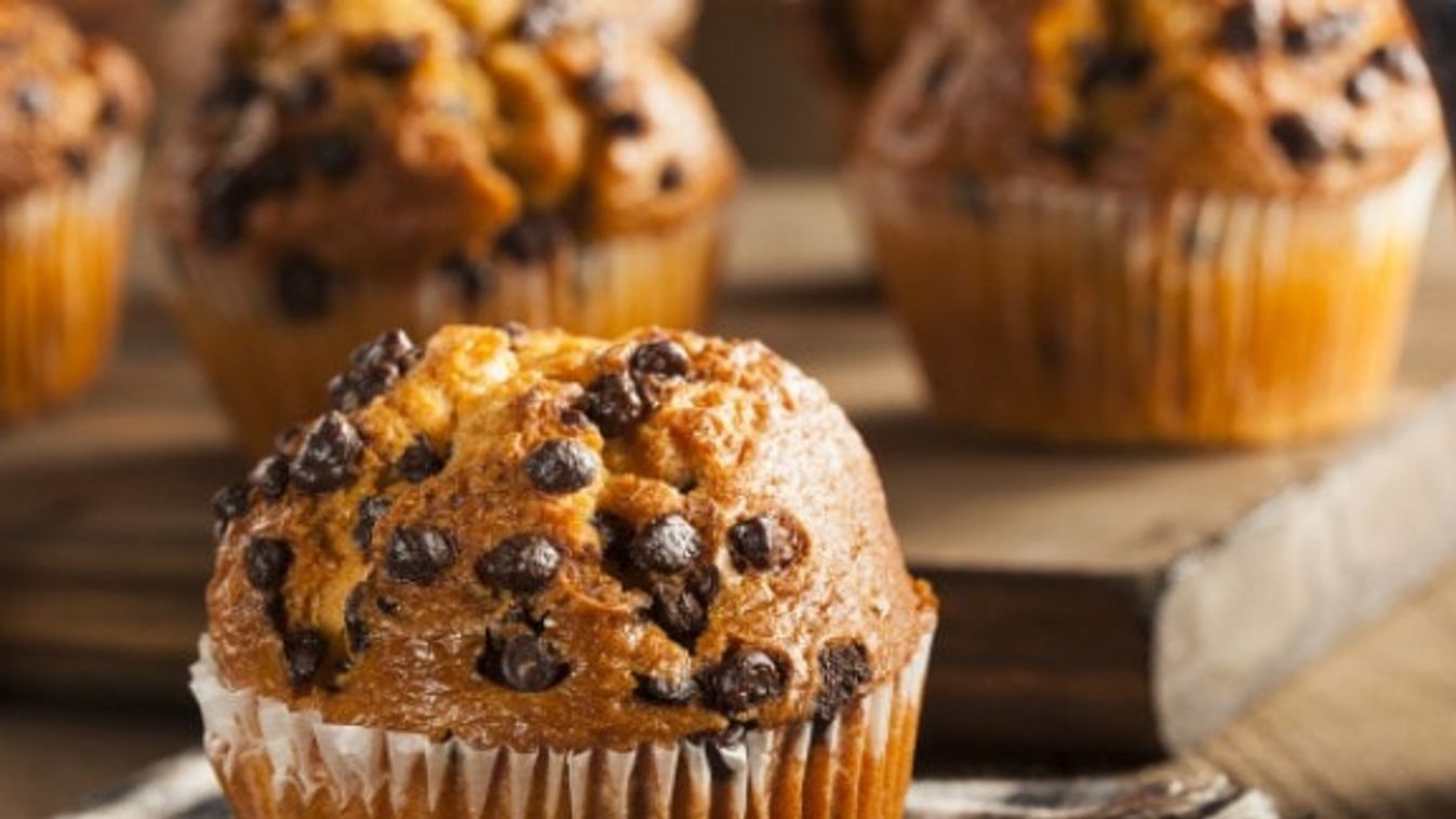 Csokidarabkás muffin egyszerűen