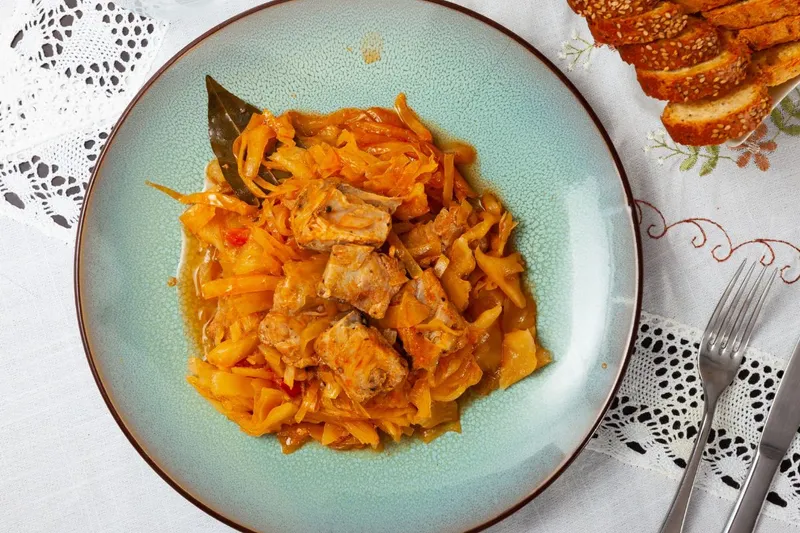 Székelykáposzta sertéscombból