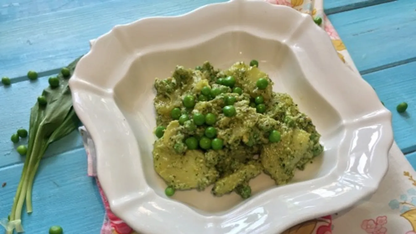 Krumplisaláta szuperegészségesen: medvehagymás-vegán majonézes burgonyasaláta - VIDEÓ!