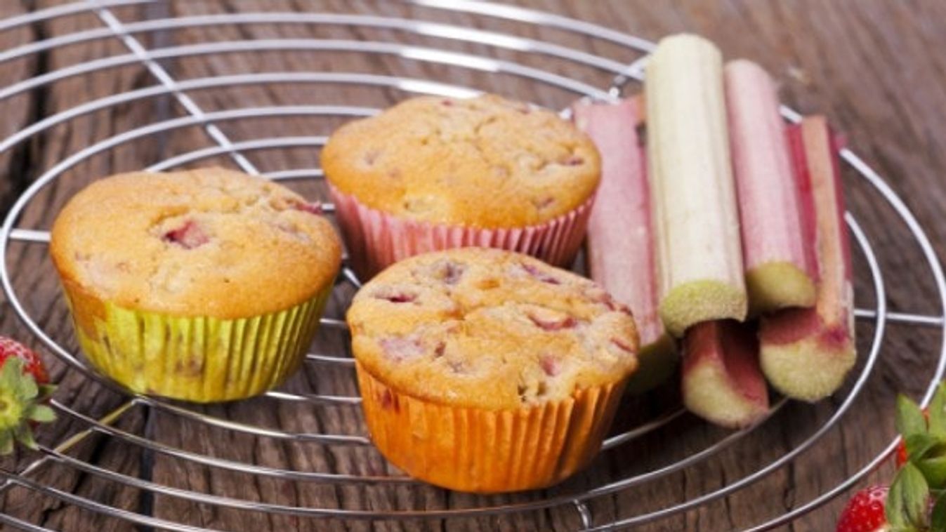 Muffin rebarbarával egyszerűen