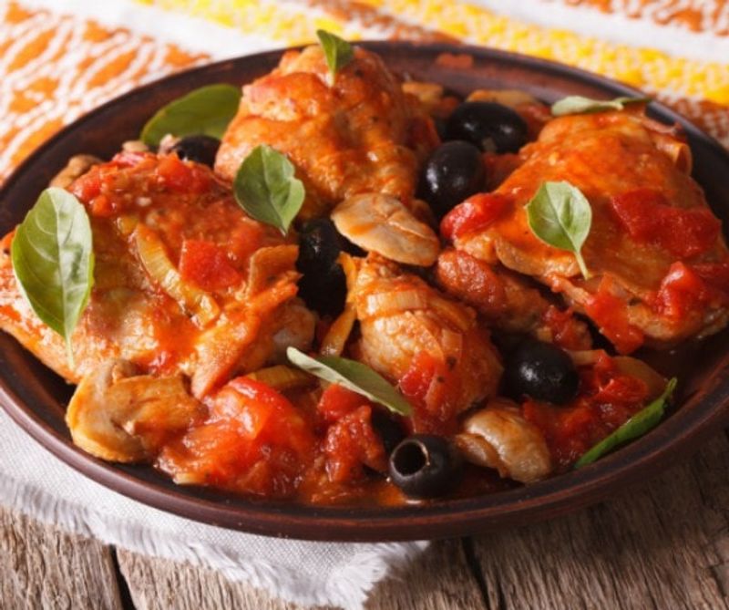 Csirke vadász módra (Pollo alla cacciatori)