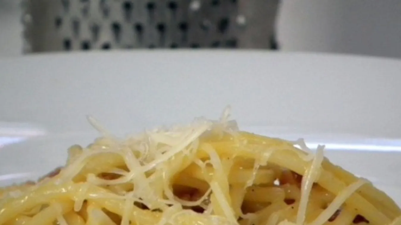 Carbonara spagetti - autentikus recept