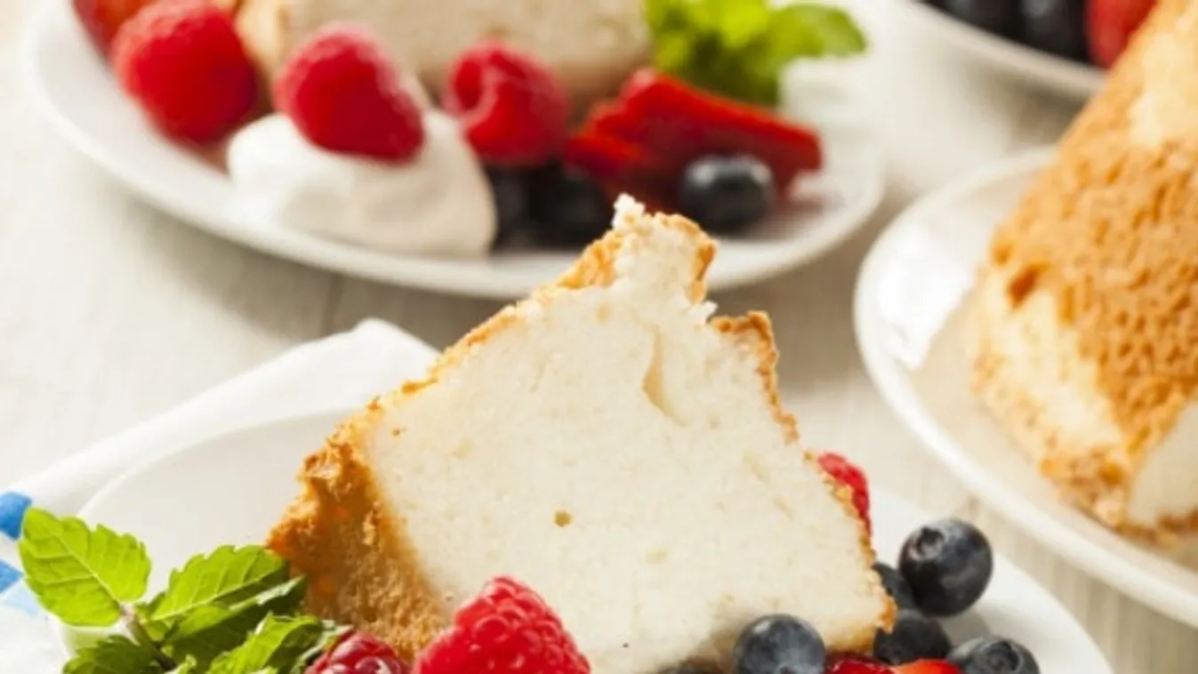 Tojásfehérjés piskóta (Angel food cake)