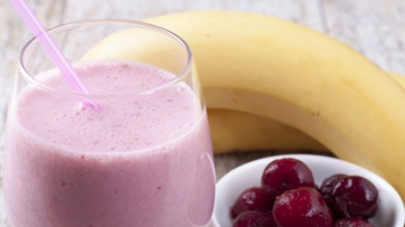 Cseresznyés-banános smoothie recept