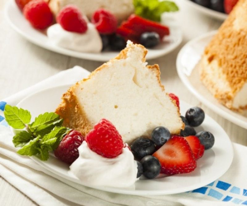 Tojásfehérjés piskóta (Angel food cake)