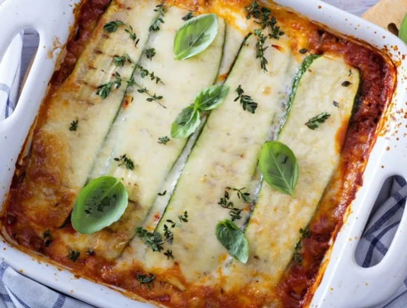 Francia lecsós lasagne