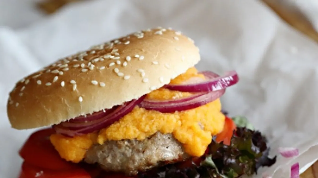 Sütőtökös pulykaburger  recept