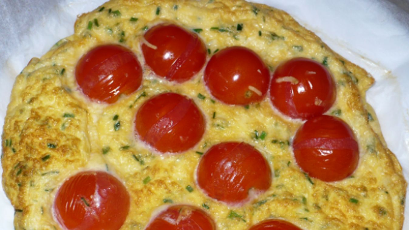 Koktélparadicsomos frittata