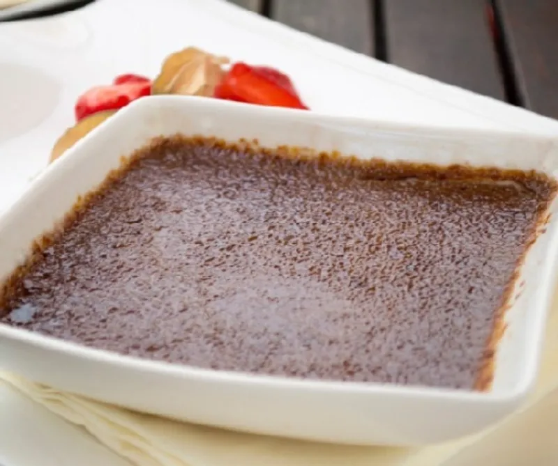 Csokoládés créme brulée