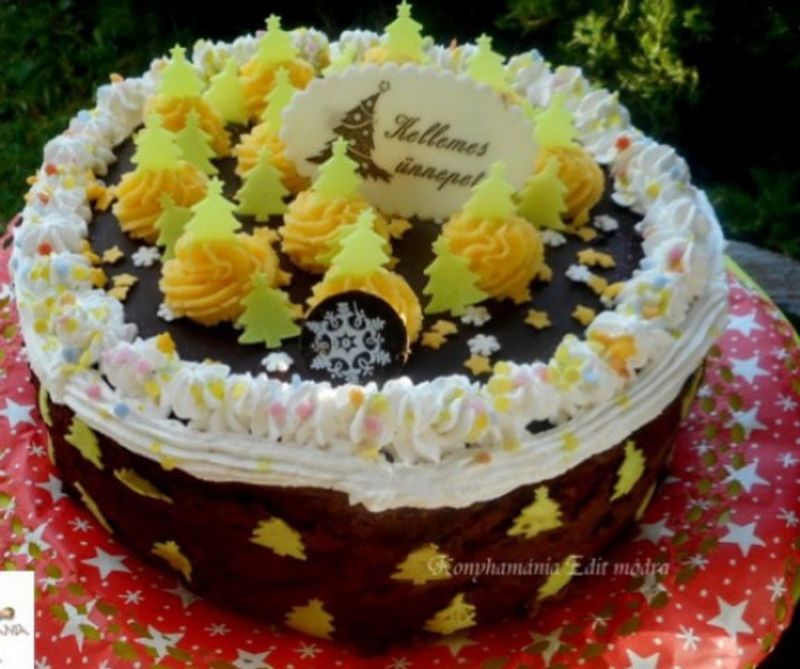 Karácsonyi csokoládé torta