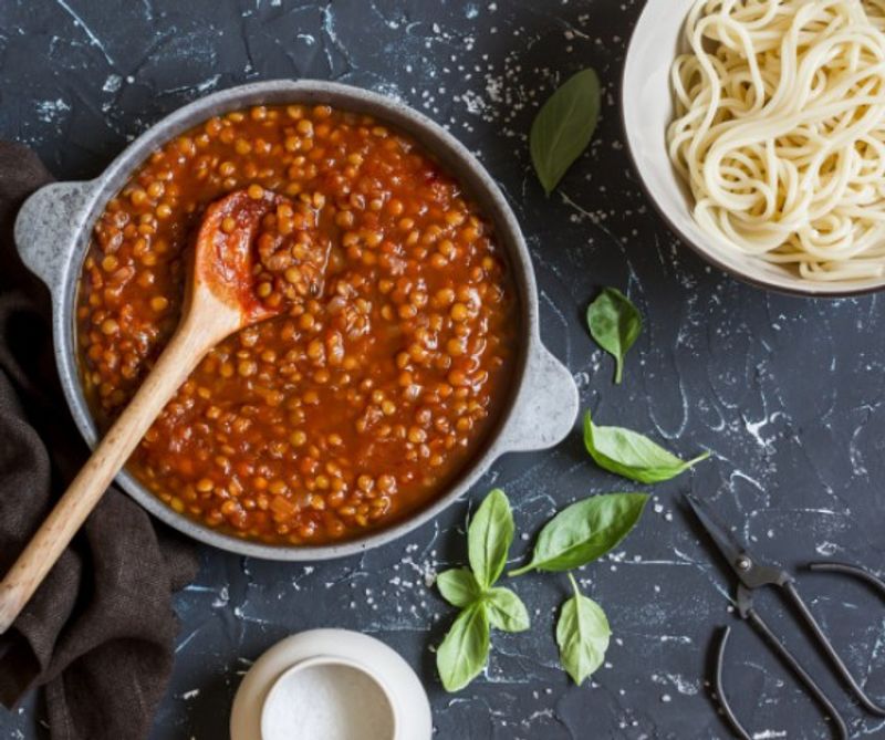 Bolognai spagetti vegetáriánusoknak