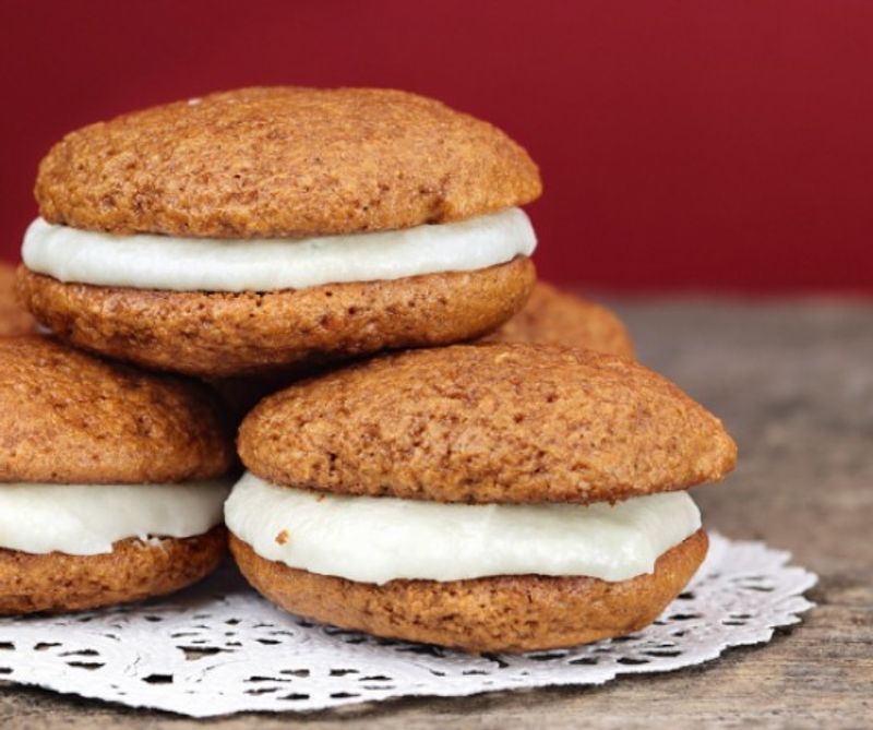 Sárgarépás töltött keksz (whoopie pie)