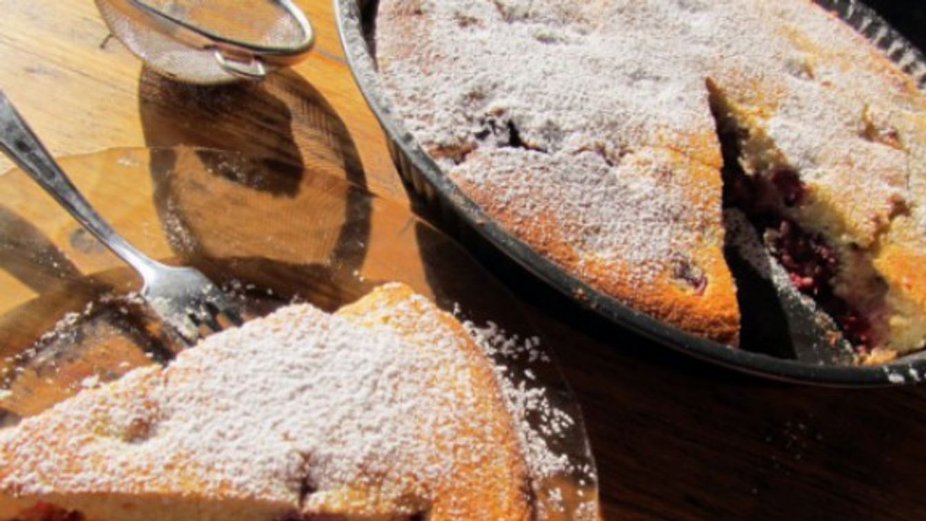  Meggyes clafoutis - francia tejpite