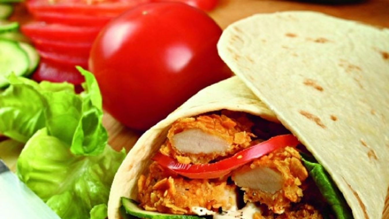 Pulykás tortilla recept