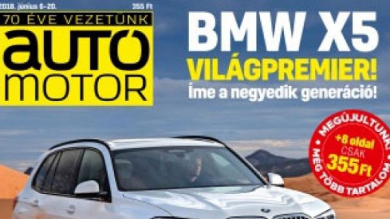 Megújult az idén 70. születésnapját ünneplő  Autó-Motor magazin!